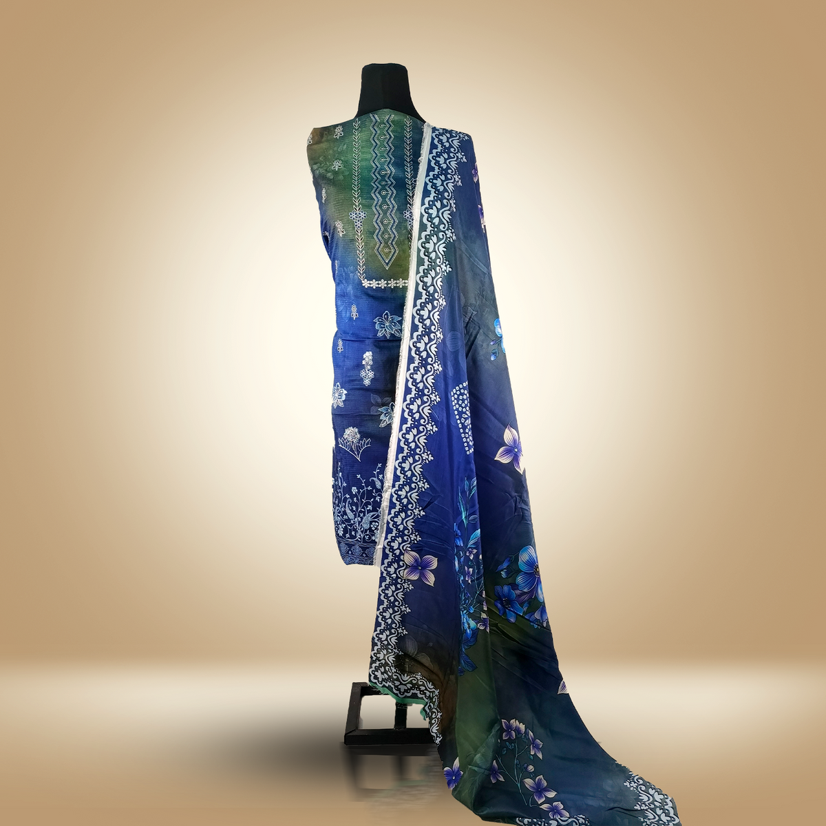 CHROMATIC BLOOM - 3 Piece Bana Dora Viscose