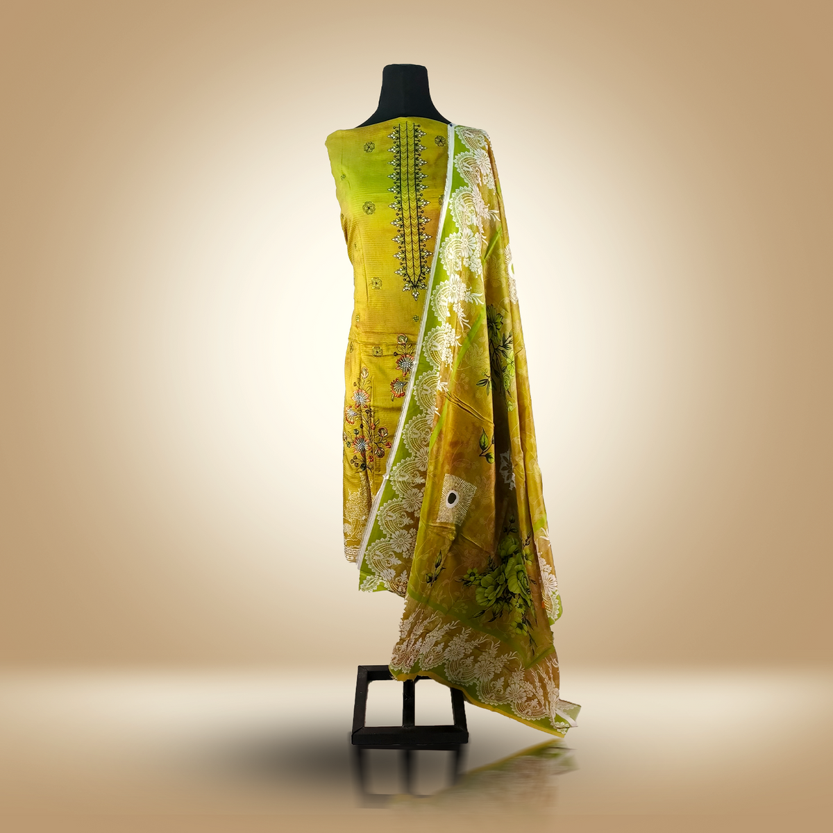 CHROMATIC BLOOM - 3 Piece Bana Dora Viscose