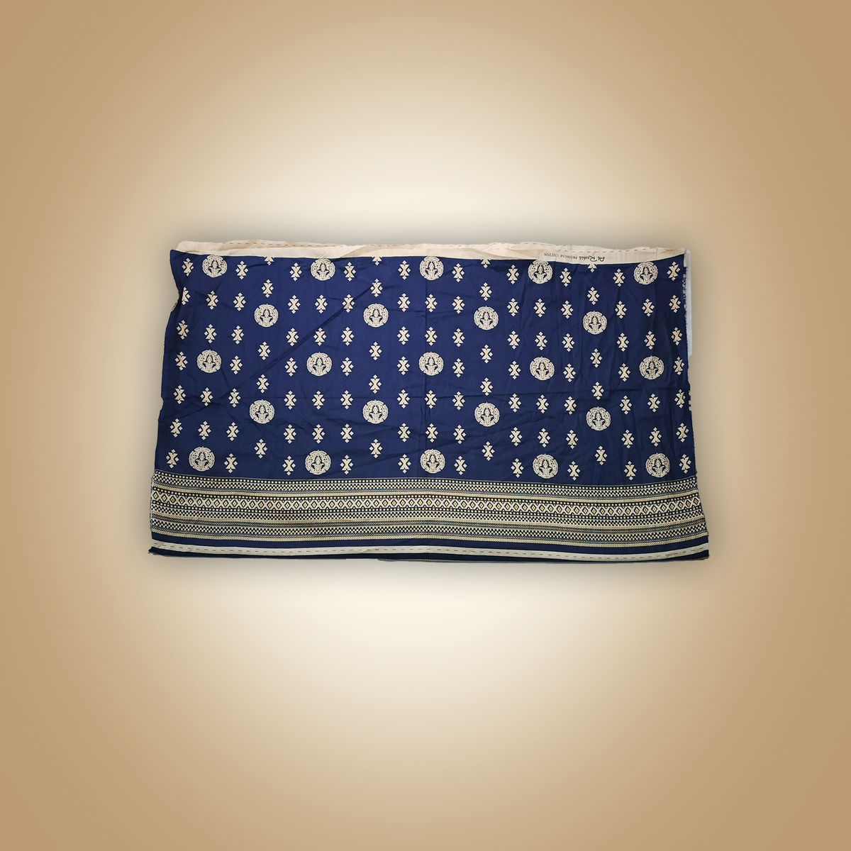 ROYAL INDIGO - 3 Piece Printed Cambric Suit