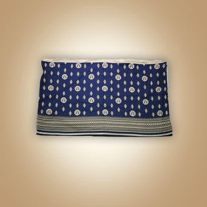 ROYAL INDIGO - 3 Piece Printed Cambric Suit