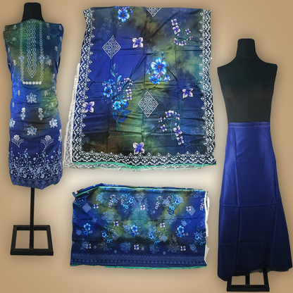 CHROMATIC BLOOM - 3 Piece Bana Dora Viscose