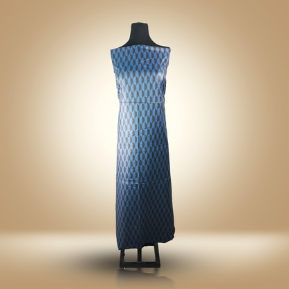 MIDNIGHT GEOMETRY - 3 Piece  Printed Linen Suit
