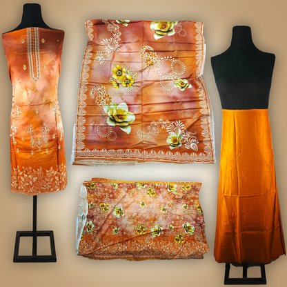 CHROMATIC BLOOM - 3 Piece Bana Dora Viscose
