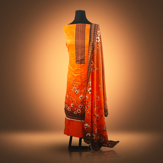 SAFFRON VALE - 3 Piece Printed Linen Suit