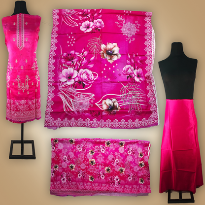 CHROMATIC BLOOM - 3 Piece Bana Dora Viscose