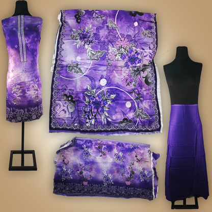 CHROMATIC BLOOM - 3 Piece Bana Dora Viscose